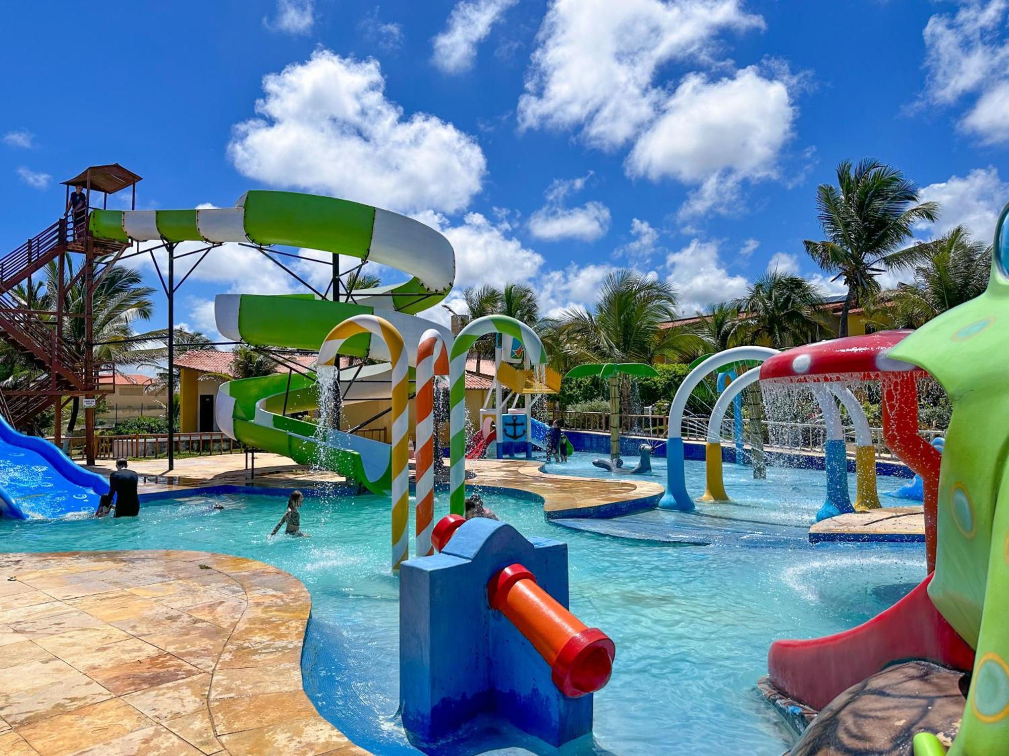 Jangadeiro Praia Hotel Resort - Parque Aquatico E Pe Na Areia Aquiraz Zewnętrze zdjęcie