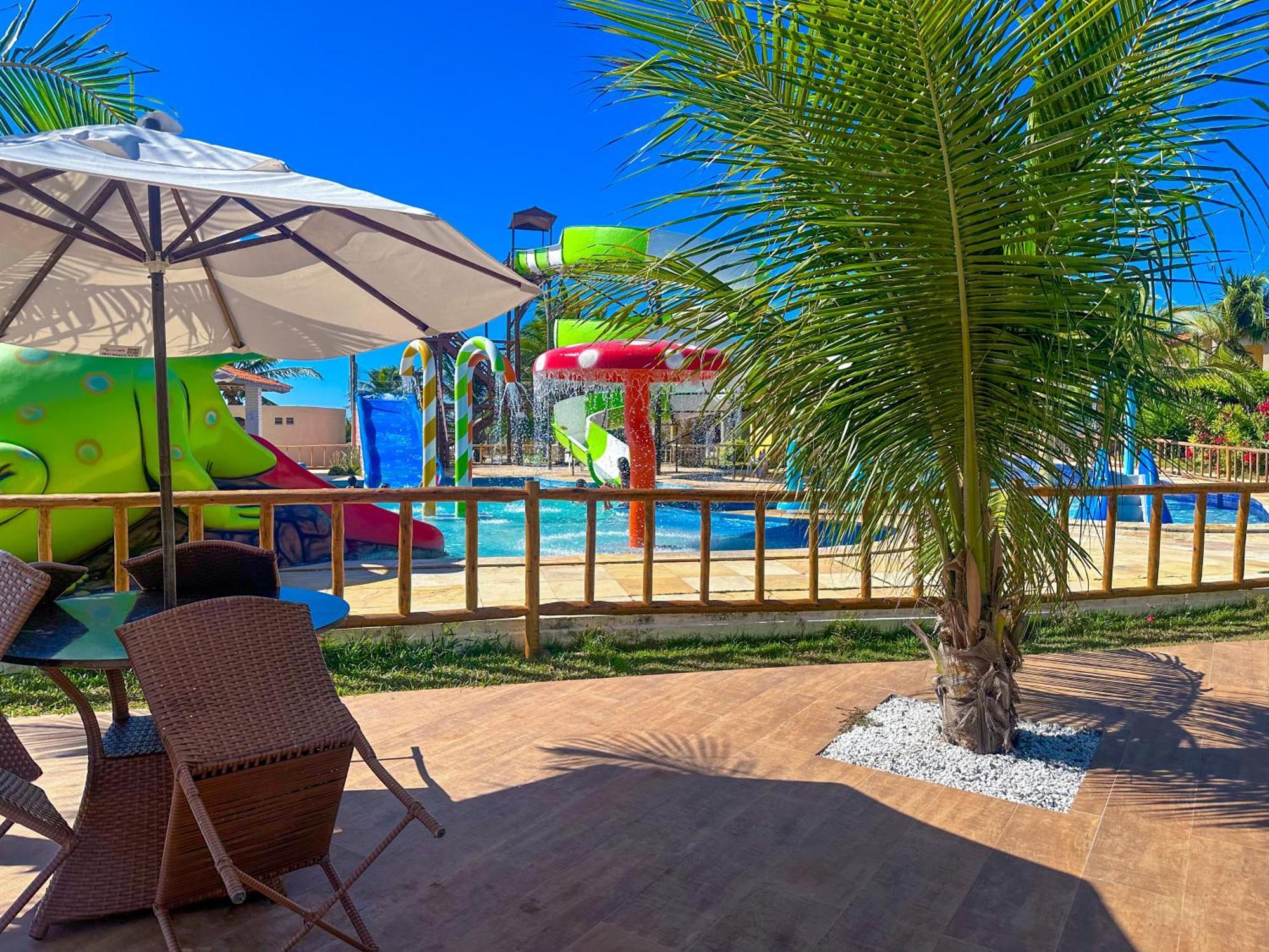 Jangadeiro Praia Hotel Resort - Parque Aquatico E Pe Na Areia Aquiraz Zewnętrze zdjęcie