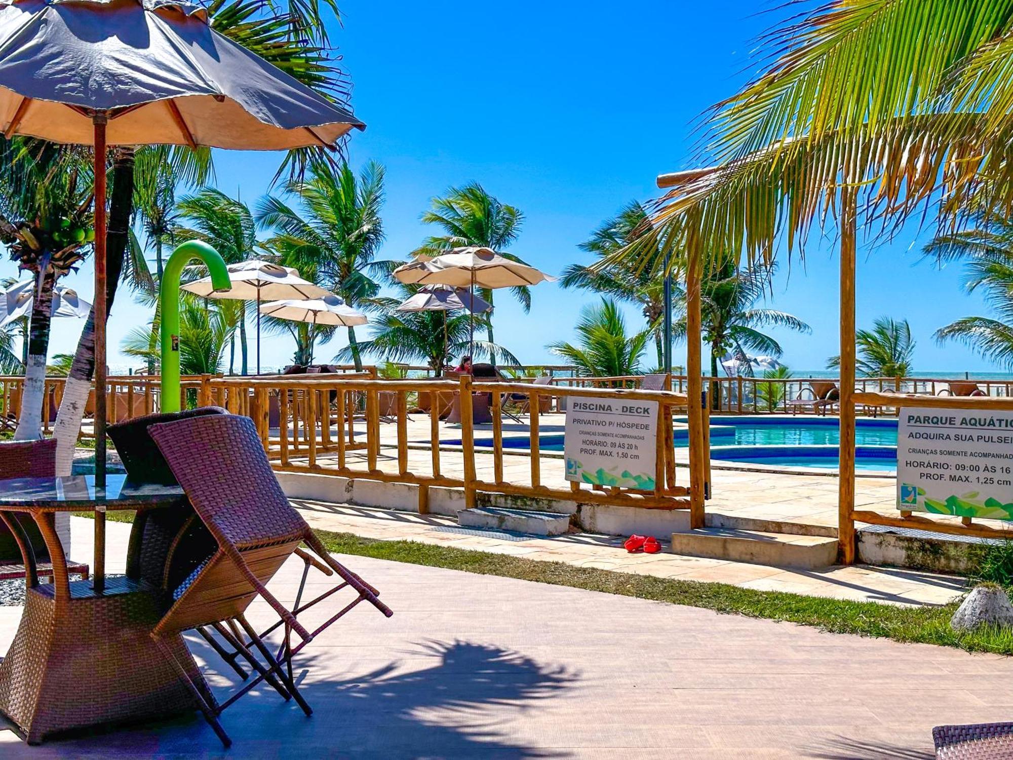Jangadeiro Praia Hotel Resort - Parque Aquatico E Pe Na Areia Aquiraz Zewnętrze zdjęcie